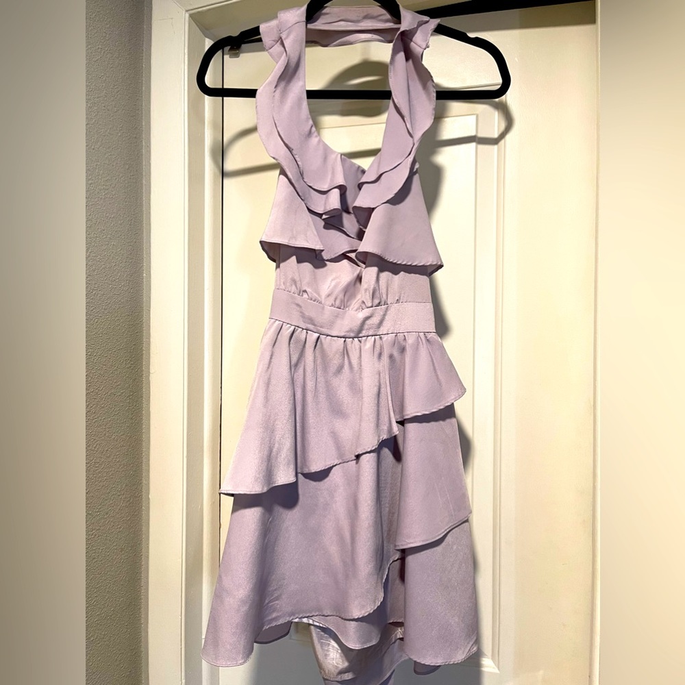 Lavender Halter Dress